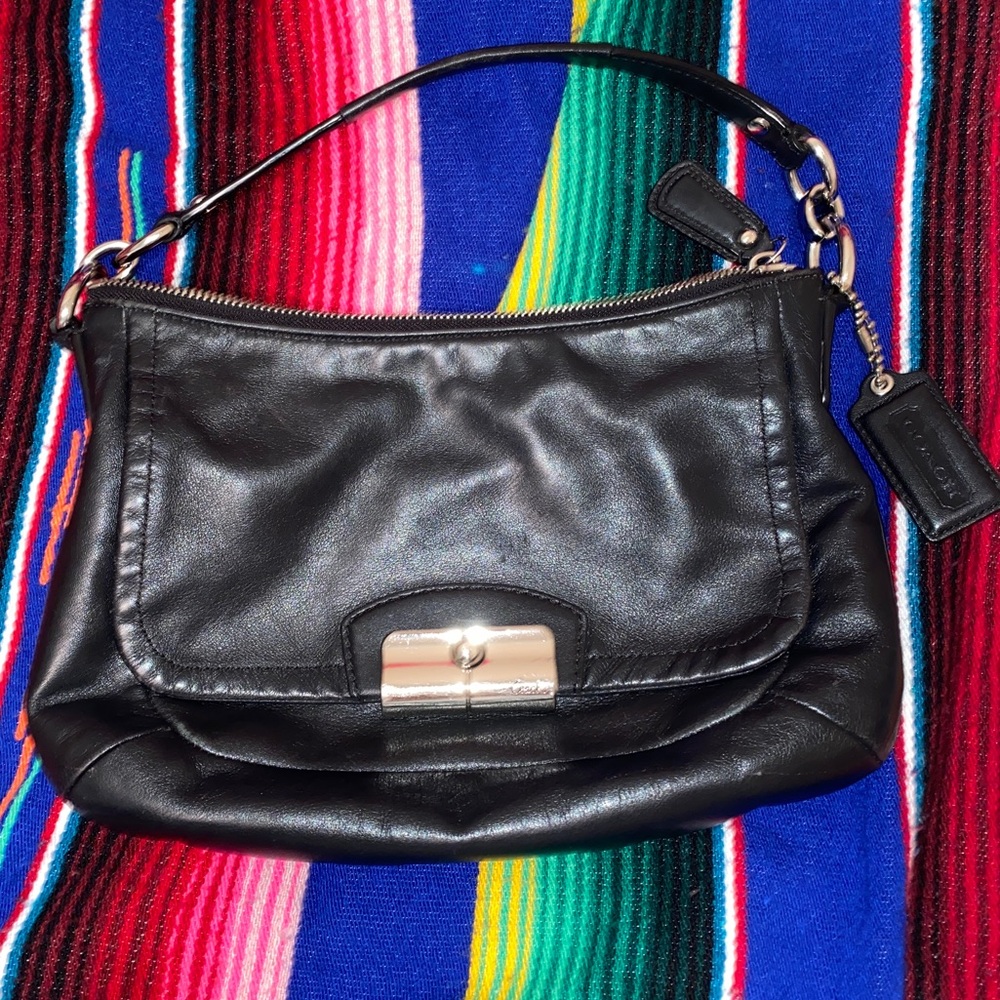 Leather Coach cross body